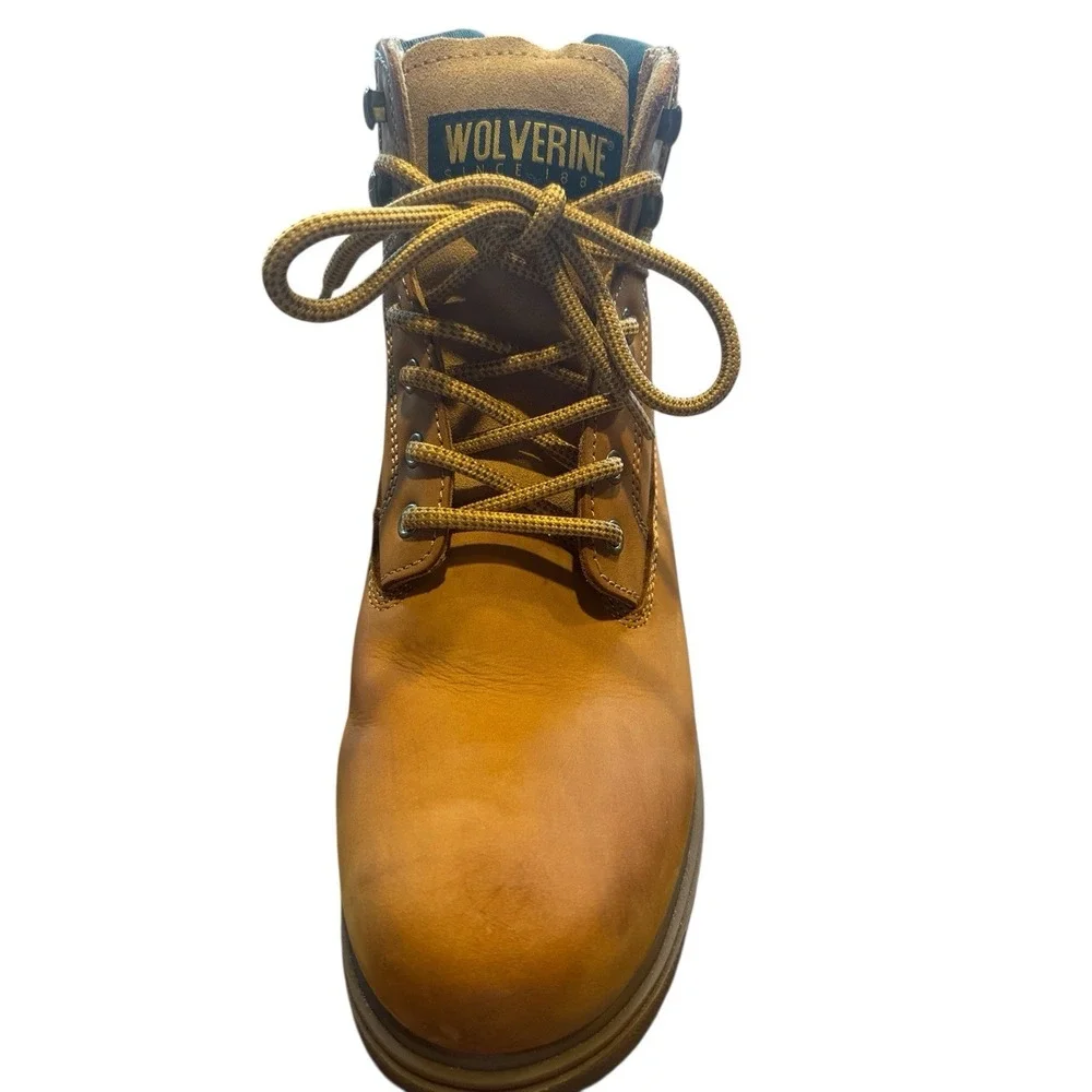Wolverine‎ Floorhand Waterproof Men's Size 9.5 Tan Slip Resistant Work Boots